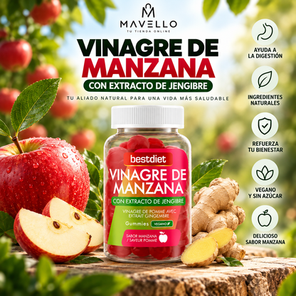 SUP Gummies de Vinagre de Manzana – Apoyo Digestivo y Energía Natural