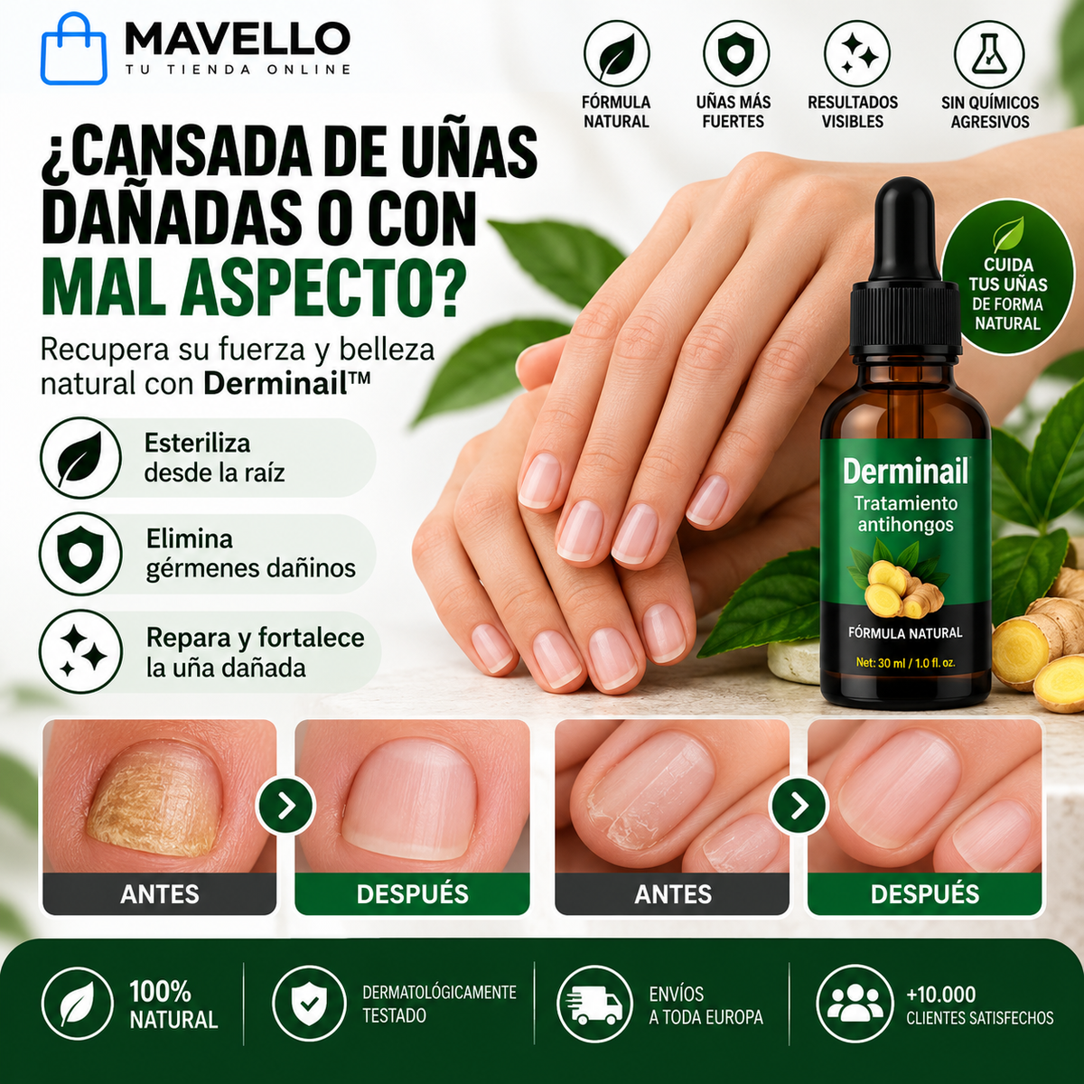 Aceite anti-hongos uñas