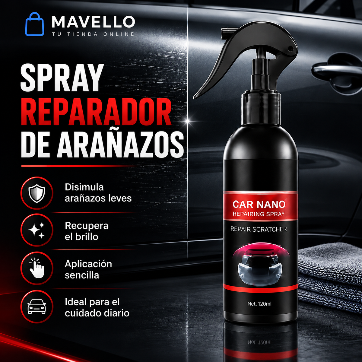 Spray reparacion de arañazos 120ml