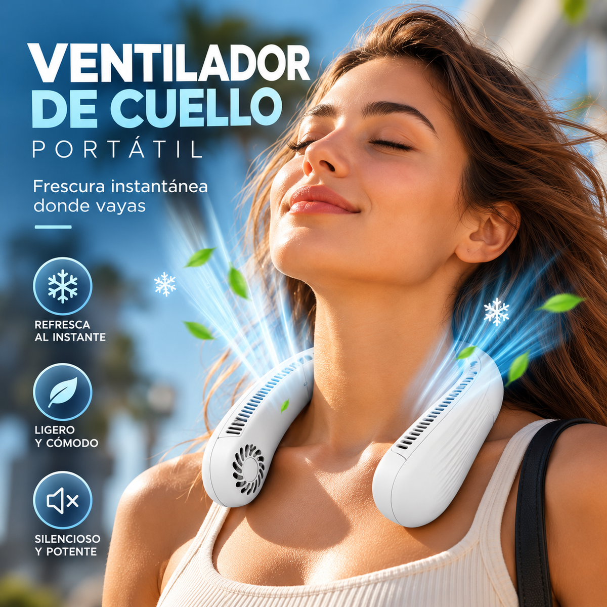 Ventilador de Cuello Portátil