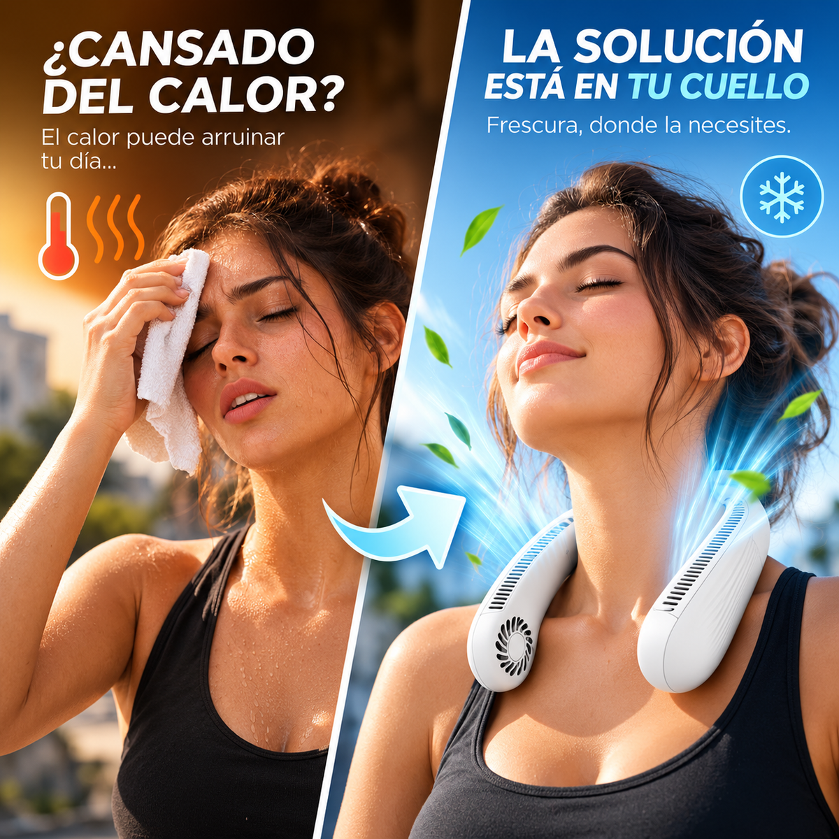Ventilador de Cuello Portátil