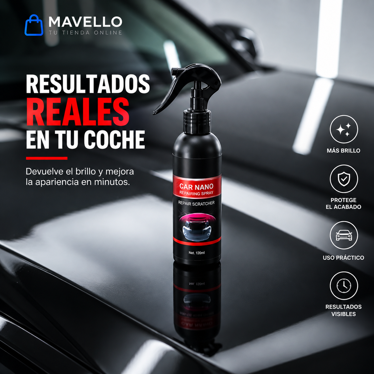 Spray reparacion de arañazos 120ml