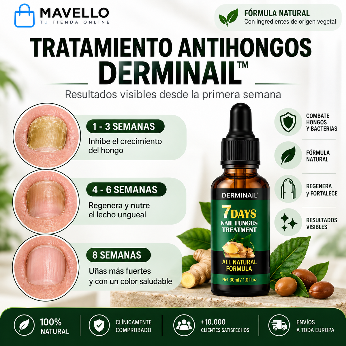Aceite anti-hongos uñas